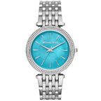 Michael Kors Darci Turquoise MOP Dial and Silver Tone Women's Watch - MK3515