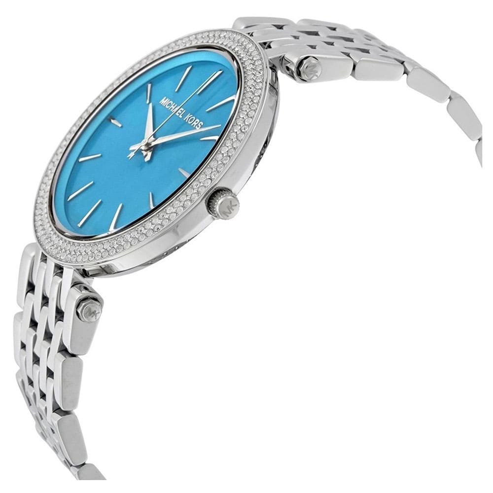 Michael Kors Darci Turquoise MOP Dial and Silver Tone Women's Watch - MK3515 Secundaire afbeelding