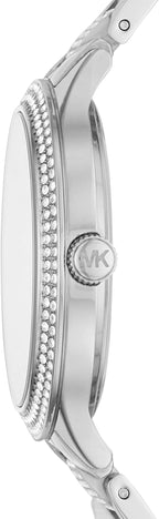 Michael Kors Slim Runway Pavé Silver-Tone Women's Watch - MK3822