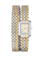 Michael Kors Petite Emery Two-Tone Double Wrap Ladies Watch - MK4869