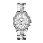Michael Kors Oversized Brynn Pavé Silver-Tone Women's Watch - MK7506