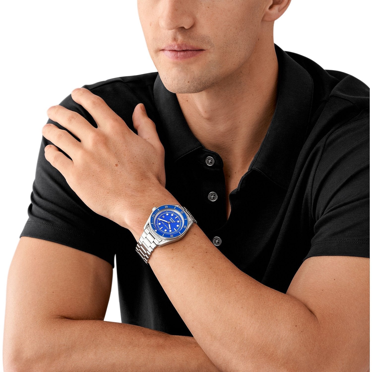 Michael Kors Oversized Maritime Silver-Tone Men's Watch - MK9160