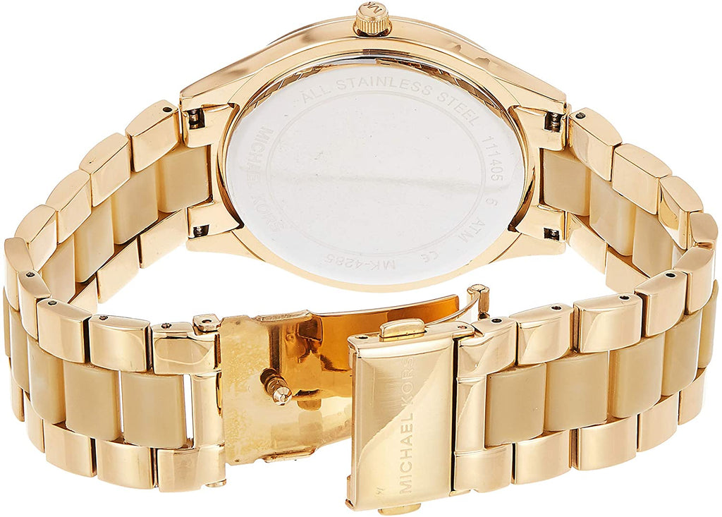 Michael Kors Slim Runway Gold-Tone Women's Watch - MK4285