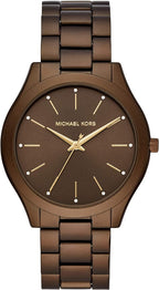 Michael Kors Slim Runway Brown Unisex Watch - MK4508