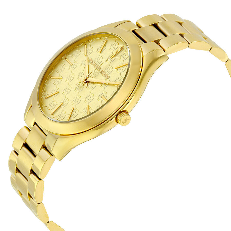 Michael Kors Slim Runway gouden dameshorloge - MK3335 Secundaire afbeelding