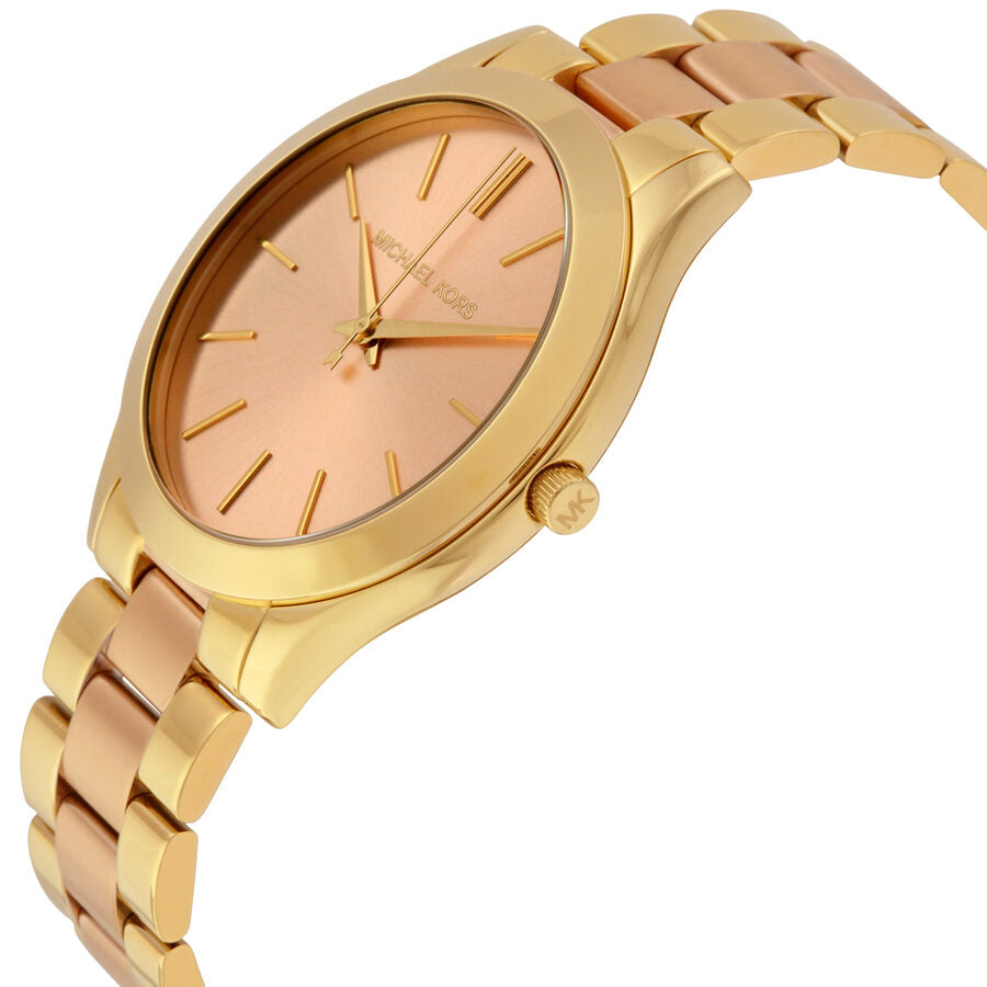 Michael Kors Slim Runway Pink Dial Two-tone Women's Watch - MK3493 Secundaire afbeelding