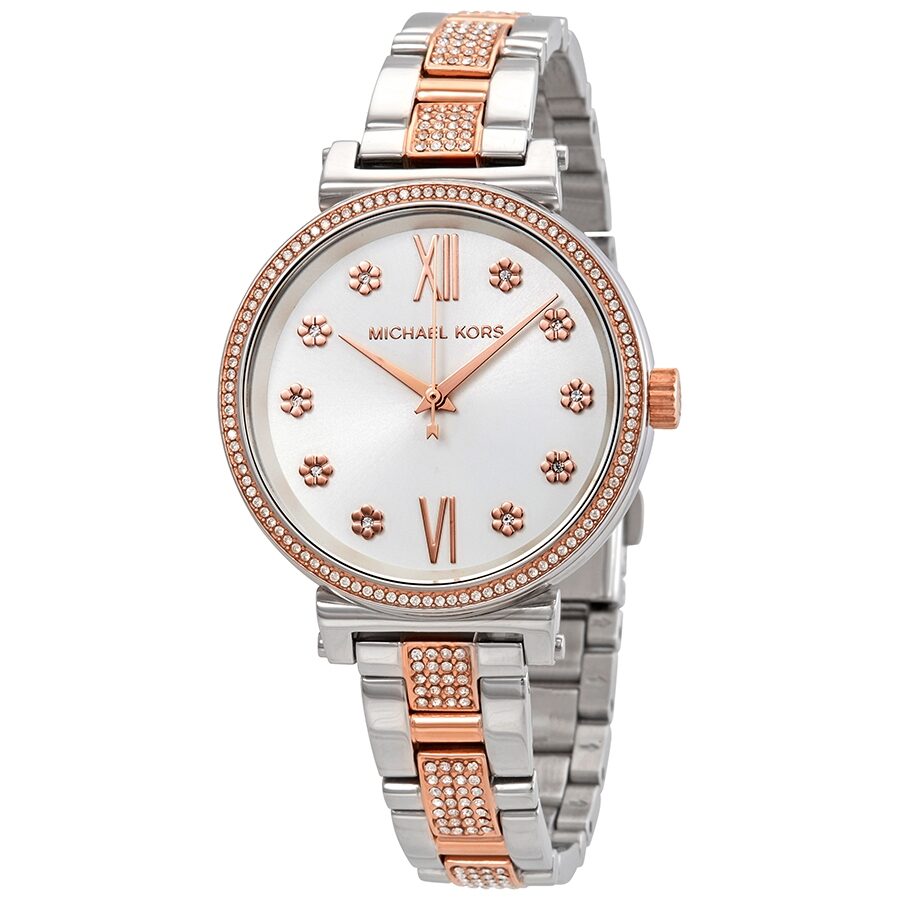 Michael Kors Sofie Crystal Silver Dial Two-tone Ladies Watch MK3880 Main image
