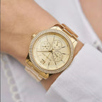 Michael Kors Oversized Tibby Multifunction Gold Women's Watch - MK6927