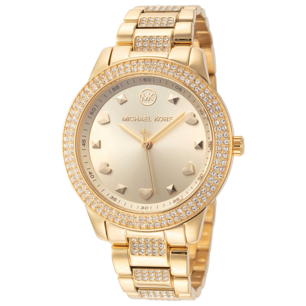 Michael Kors Tibby Quartz Crystal Gold Dial Ladies Watch MK1071 Main image