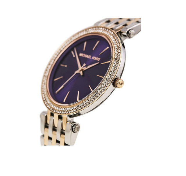 Michael Kors Two Tone Darci Purple Dial Women's Watch MK3353 Secondary image