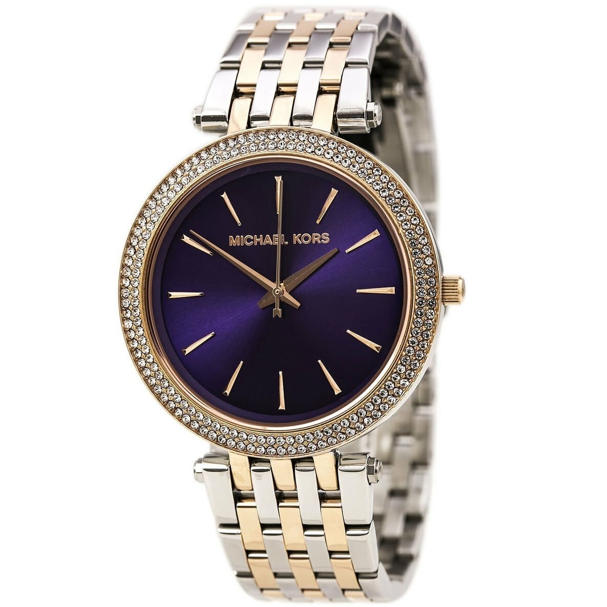 Michael Kors Two Tone Darci Purple Dial Women's Watch MK3353 Main image