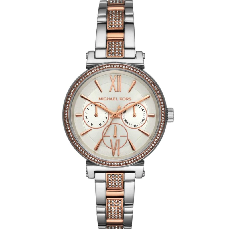 Michael Kors dameshorloge met tweekleurige afwerking - MK4353 Hoofdafbeelding