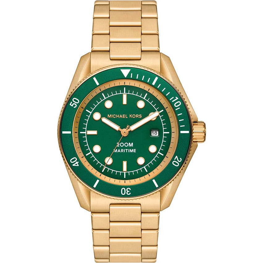 Michael Kors Oversized Maritime Gold-Tone Men's Watch - MK9162