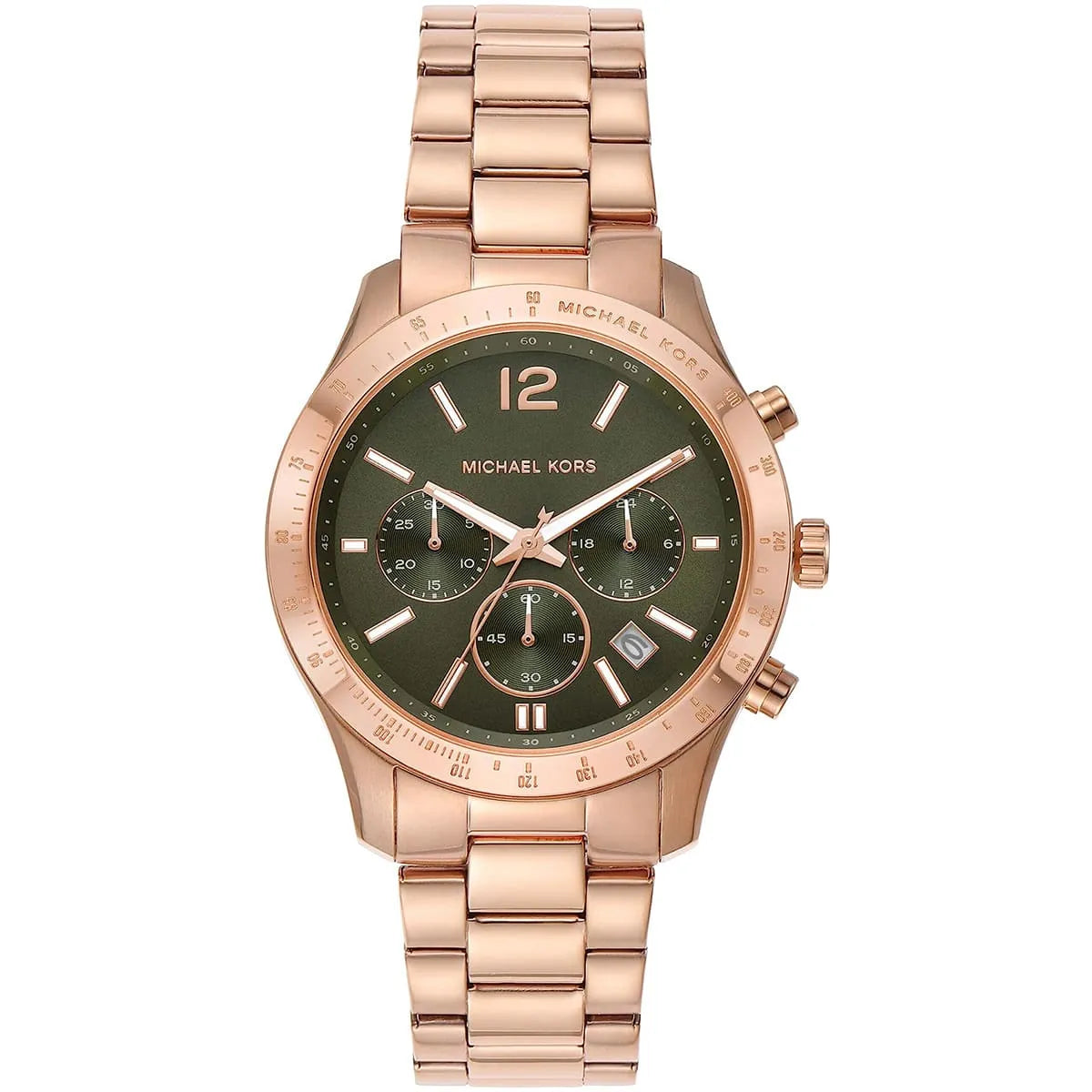 Michael Kors Berkley Chronograph Rose Gold-Tone Women's Watch - MK7412