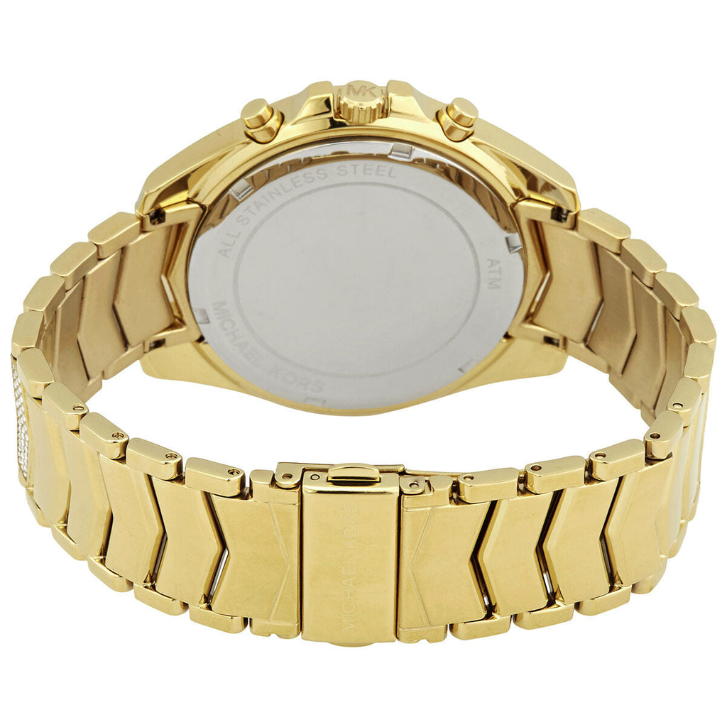 Michael Kors Whitney Chronograph Quartz Crystal Gold Dial Women's Watch - MK6729
