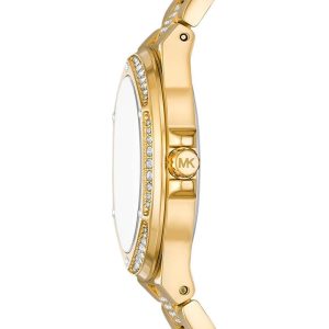 Michael Kors Lennox dameshorloge met drie wijzers, goudkleurig - MK1062 Secundaire afbeelding