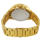 Michael Kors Wren Chronograph Pave Dial Gold Women's Watch - MK6095