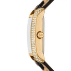 Michael Kors Emery Three-Hand Animal Print Leather Women's Watch - MK7387