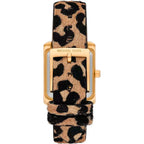 Michael Kors Emery Three-Hand Animal Print Leather Women's Watch - MK7387
