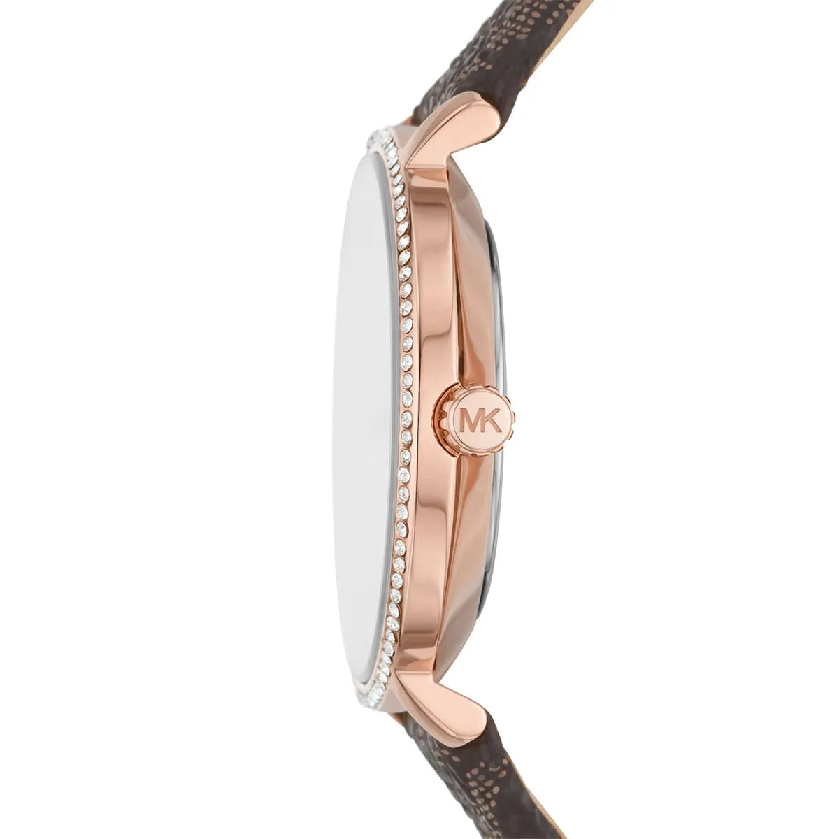 Michael Kors Pyper Brown Leather Women's Watch - MK1036 Secundaire afbeelding