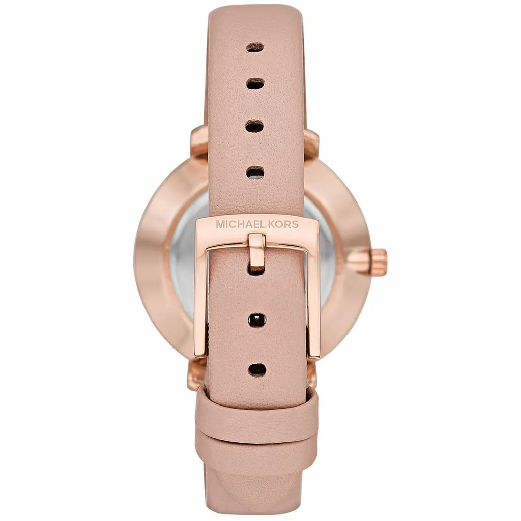 Michael Kors Pyper Three-Hand Pink Leather Women's Watch - MK2803