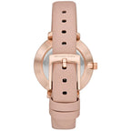 Michael Kors Pyper Three-Hand Pink Leather Women's Watch - MK2803