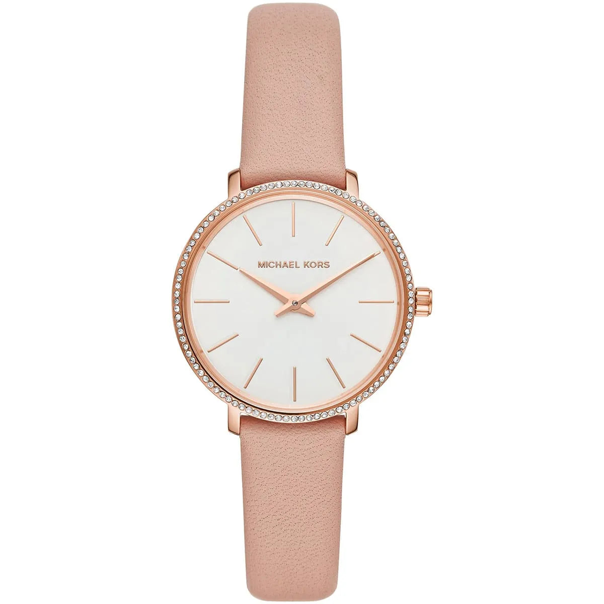 Michael Kors Pyper Three-Hand Pink Leather Women's Watch - MK2803 Main image