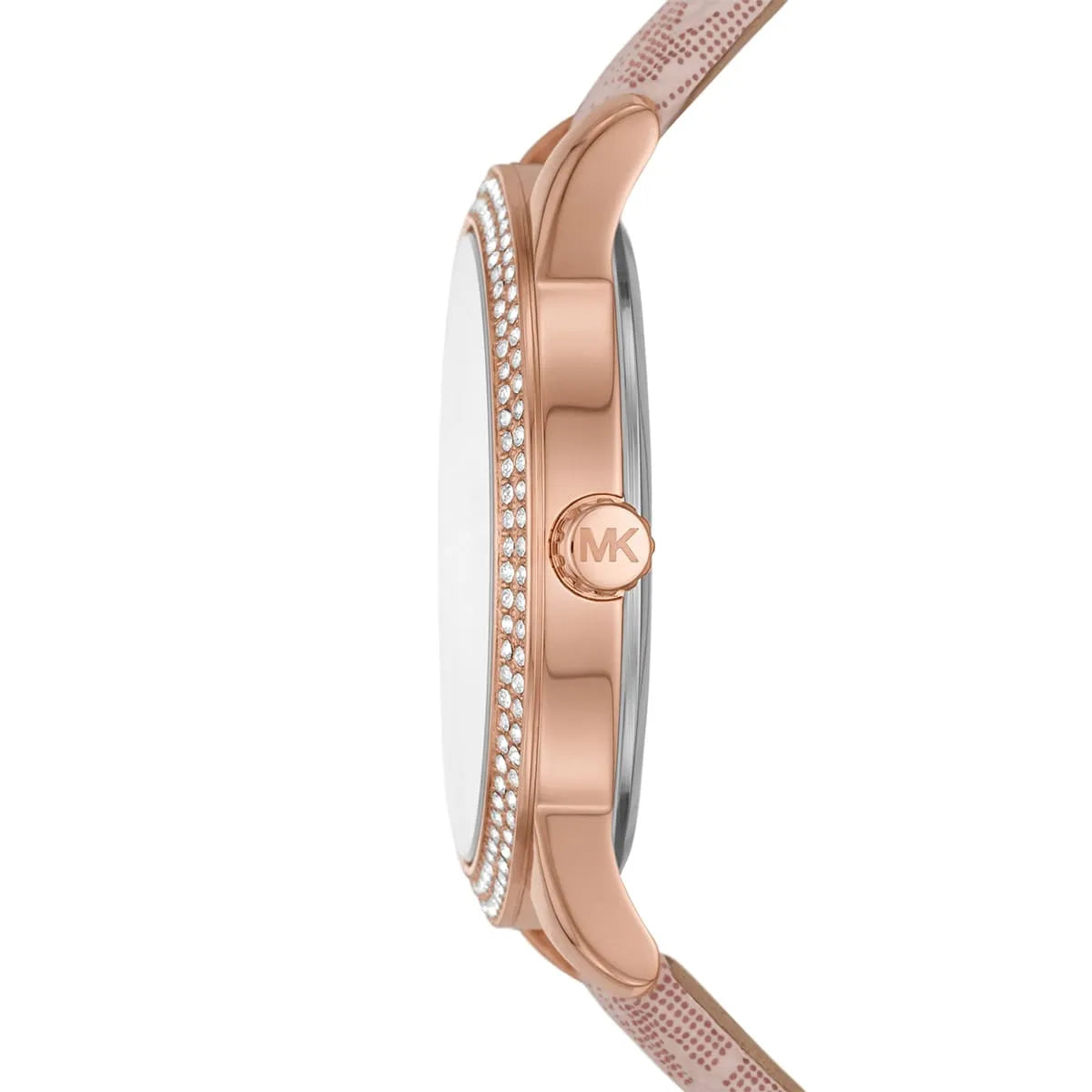 Michael Kors Tibby Multifunctioneel Dameshorloge met Roze PVC/Polyurethaan Band - MK2955 Secundaire afbeelding