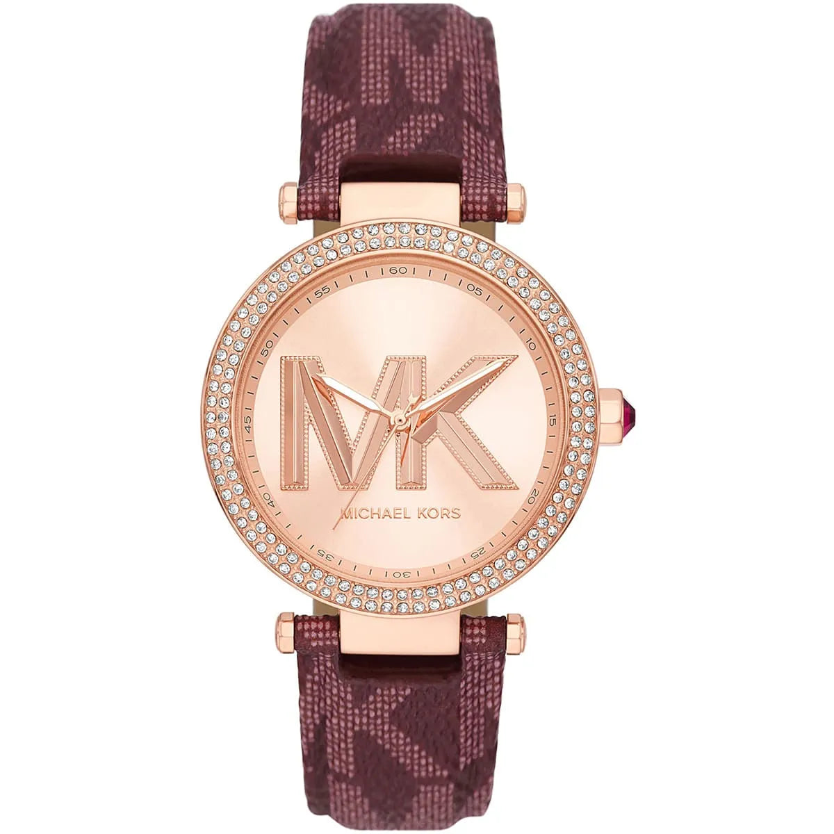 Michael Kors Parker Merlot PVC with Logo Women's Watch - MK2974 Hoofdafbeelding