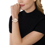 Michael Kors Parker Merlot PVC with Logo Women's Watch - MK2974
