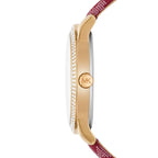 Michael Kors Tibby Multifunction Red Logo Strap Women's Watch - MK2975