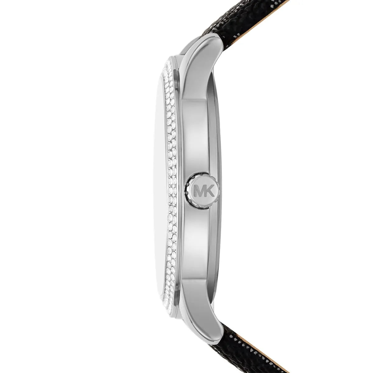 Michael Kors Tibby Chronograph Black Dial Black Genuine Leather Women's Watch - MK2976 Secundaire afbeelding