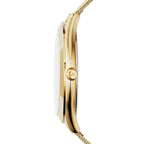 Michael Kors Slim Runway Gold Mesh Women's Watch - MK3282