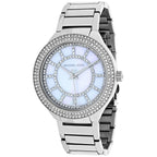 Michael Kors Kerry Pavé Chambray Blue MOP Dial Silver Women's Watch - MK3395