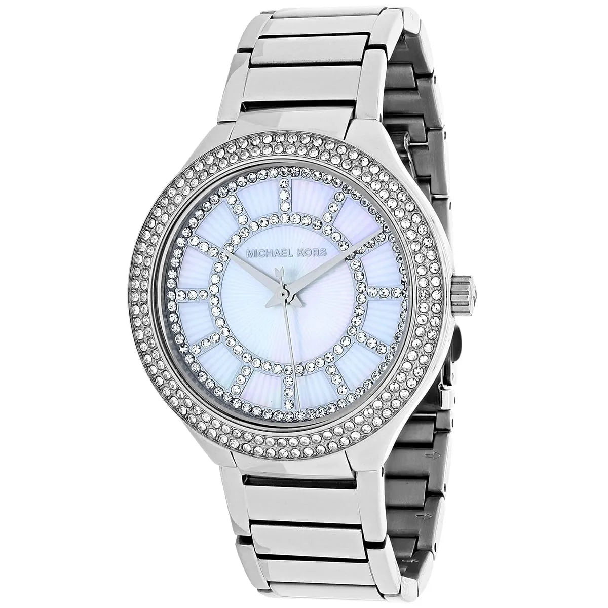 Michael Kors Kerry Pavé Chambray Blue MOP Dial Silver Women's Watch - MK3395 Secundaire afbeelding