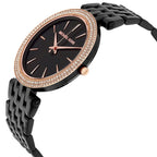 Michael Kors Darci Crystal Pave Black Women's Watch - MK3407