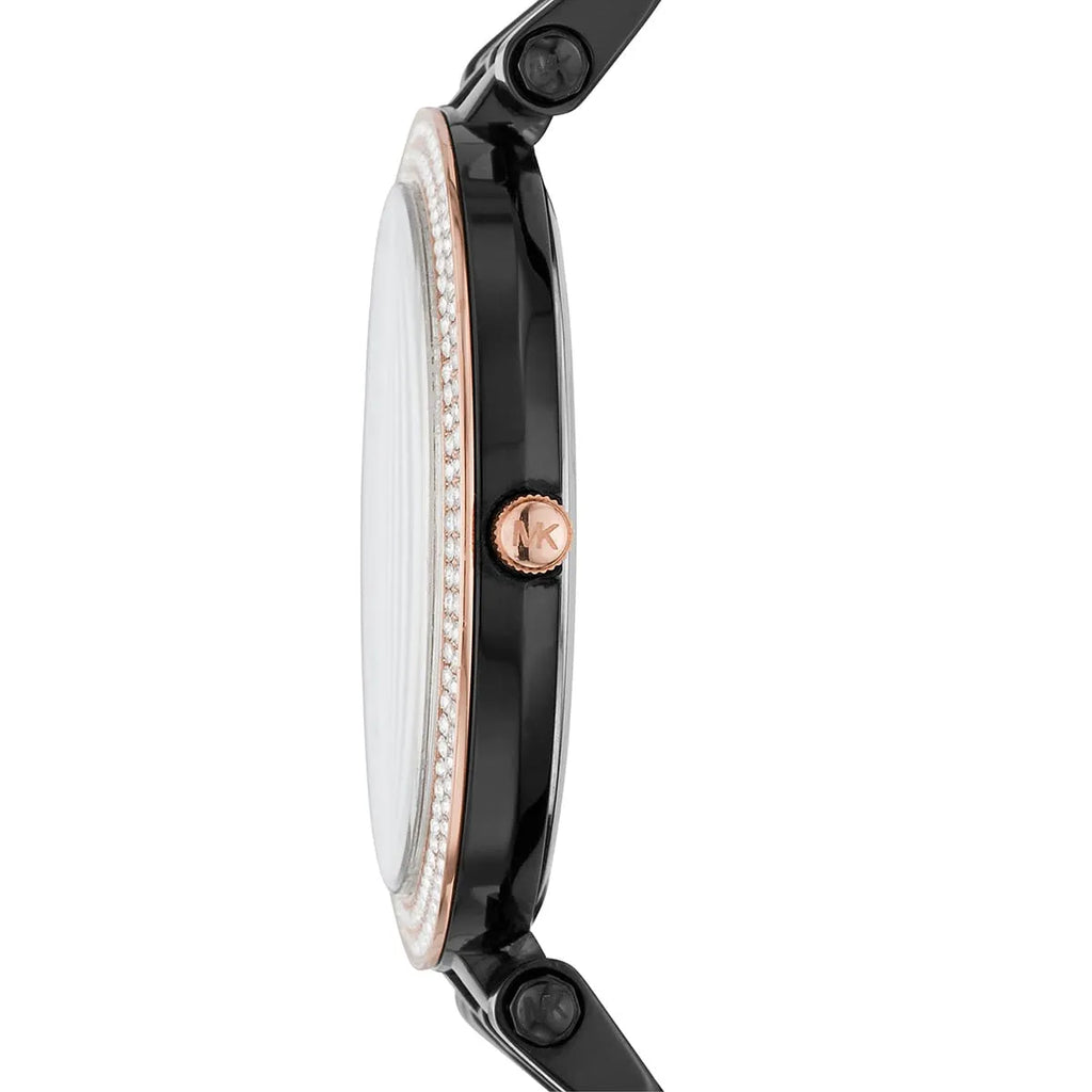 Michael Kors Darci Crystal Pave Black Women's Watch - MK3407