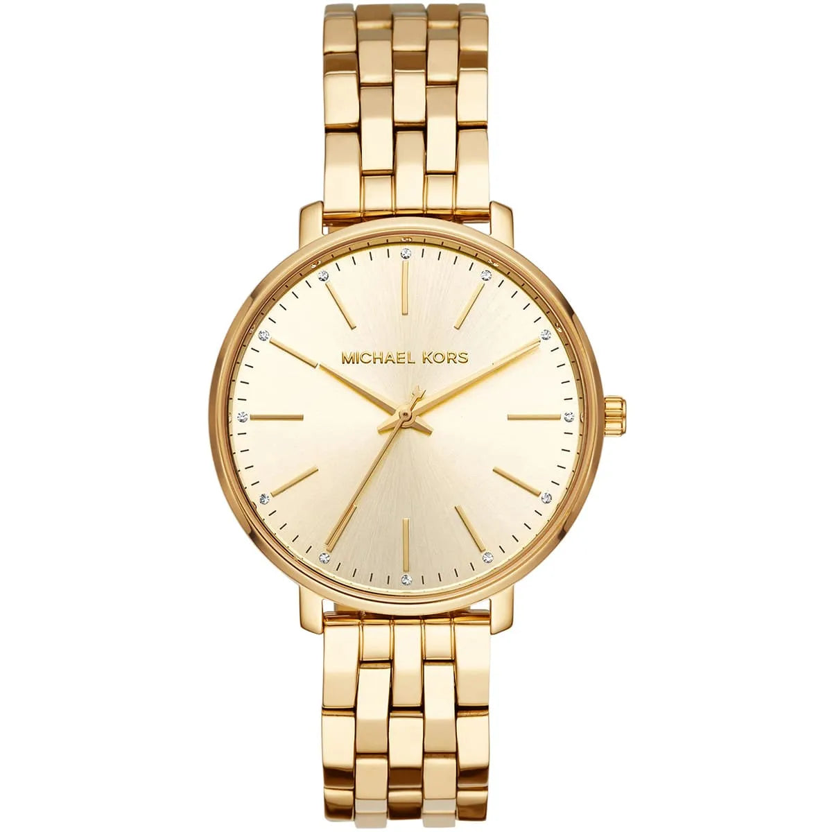 Michael Kors Pyper dameshorloge van goudkleurig roestvrij staal - MK3898 Hoofdafbeelding