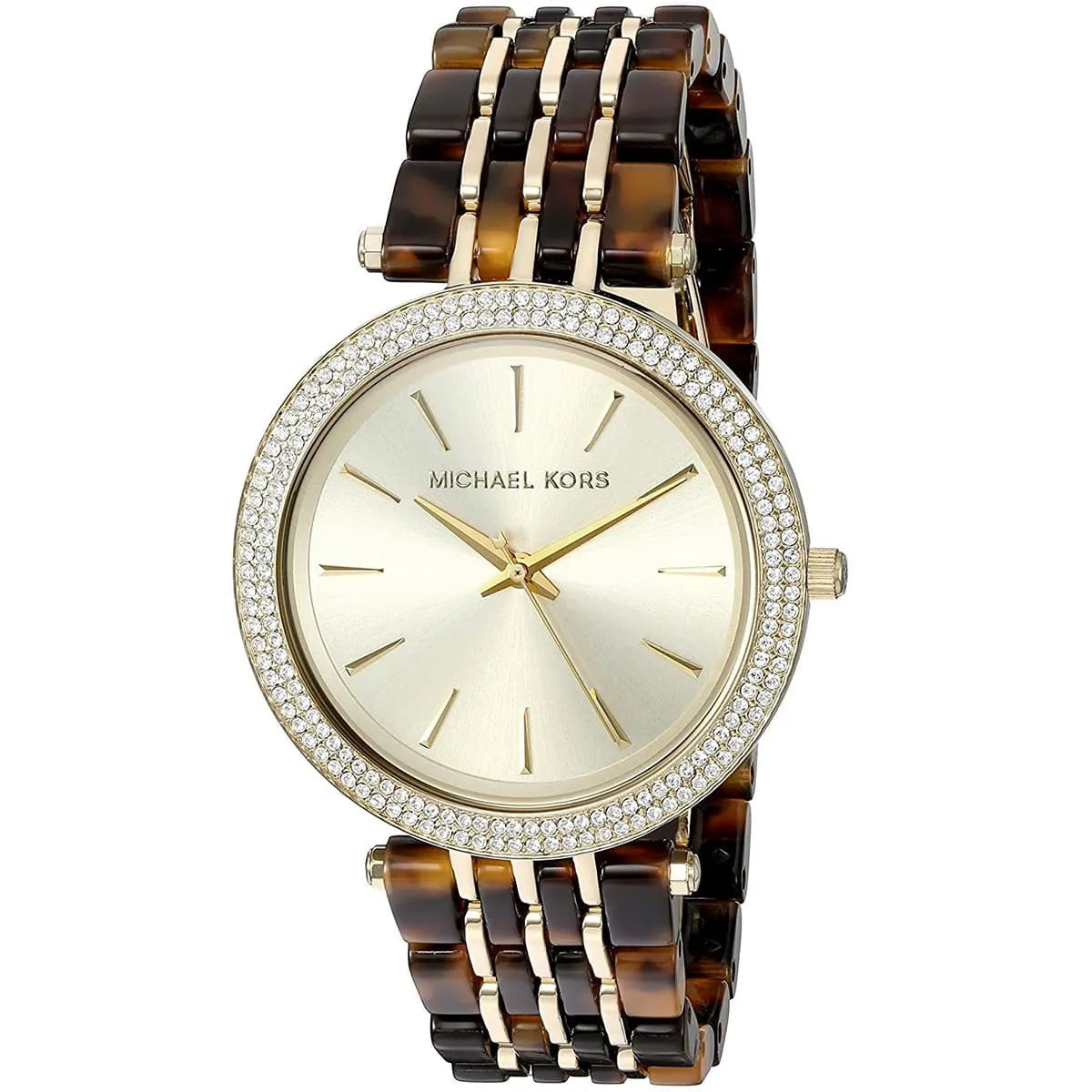 Michael Kors Darci Gold Dial Tortoise Acetate Strap Women's Watch - MK4326 Secundaire afbeelding