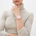 Michael Kors Slim Runway Pink Aluminum Women's Watch - MK4456