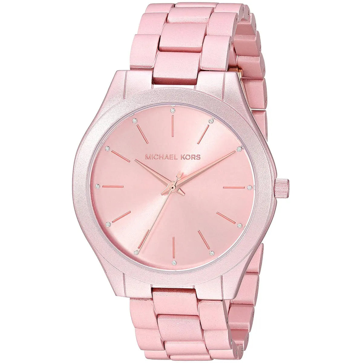 Michael Kors Slim Runway Pink Aluminum Women's Watch - MK4456 Secundaire afbeelding