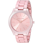 Michael Kors Slim Runway Pink Aluminum Women's Watch - MK4456