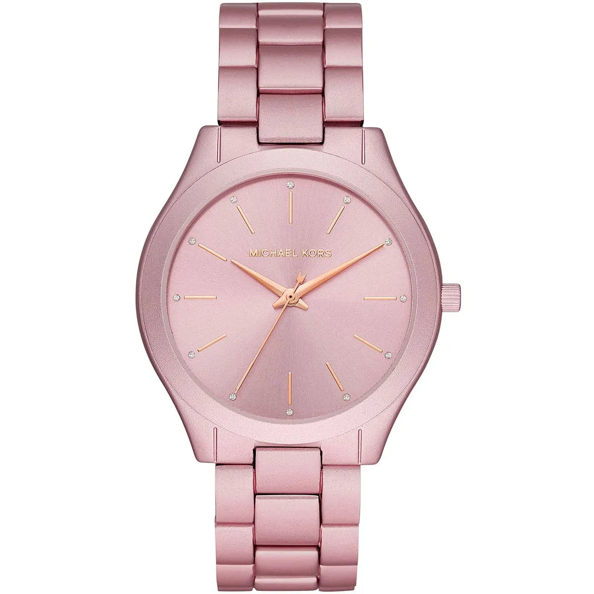 Michael Kors Slim Runway Pink Aluminum Women's Watch - MK4456 Hoofdafbeelding