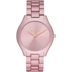 Michael Kors Slim Runway Pink Aluminum Women's Watch - MK4456