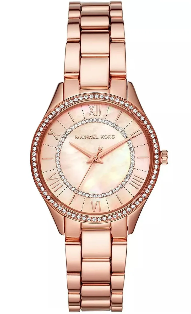 Michael Kors Lauryn dameshorloge in roségoud - MK4491 Hoofdafbeelding