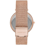 Michael Kors Darci White MOP Dial Rose-gold Mesh Women's Watch - MK4519