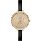 Michael Kors Jaryn Gold with Pavé Dial Two-tone Slim Bangle Women's Watch - MK4544