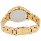 Michael Kors Liliane Dameshorloge met witte parelmoeren wijzerplaat en gouden accenten - MK4555