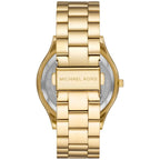 Michael Kors Slim Runway Zebra Dial Gold Women's Watch - MK4561