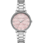 Michael Kors Pyper Pink Dial Silver Women's Watch - MK4631